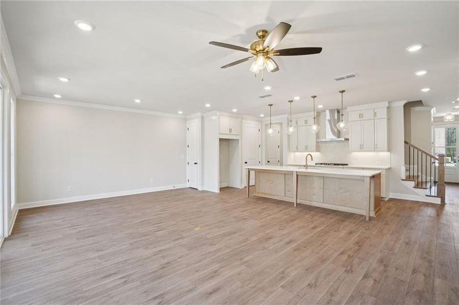 Spacious, unfurnished interior of a new home in Waterside Townhomes, Peachtree Corners (Image 27).