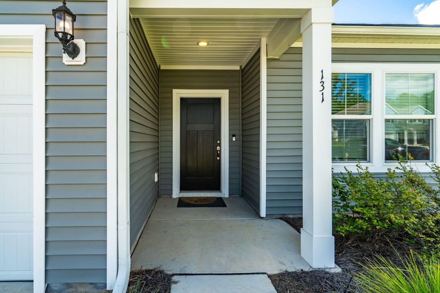 Exterior details and patio area of a home in , Huger (Image 31).