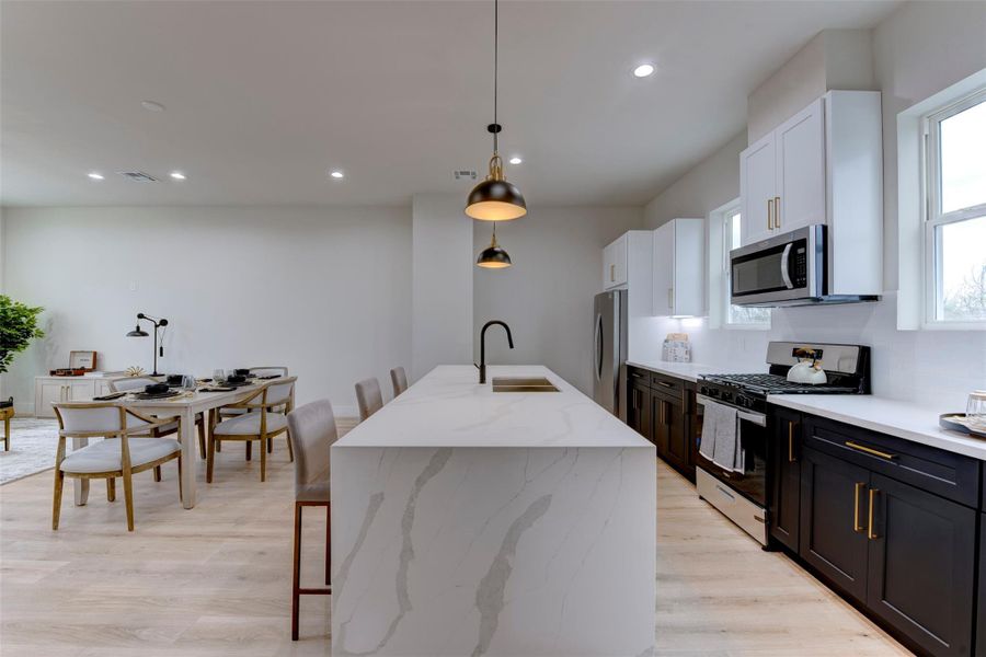 Furnished interior view inside a new home in , Houston (Image 12). Furnished interior view inside a new home in , Houston (Image 12).