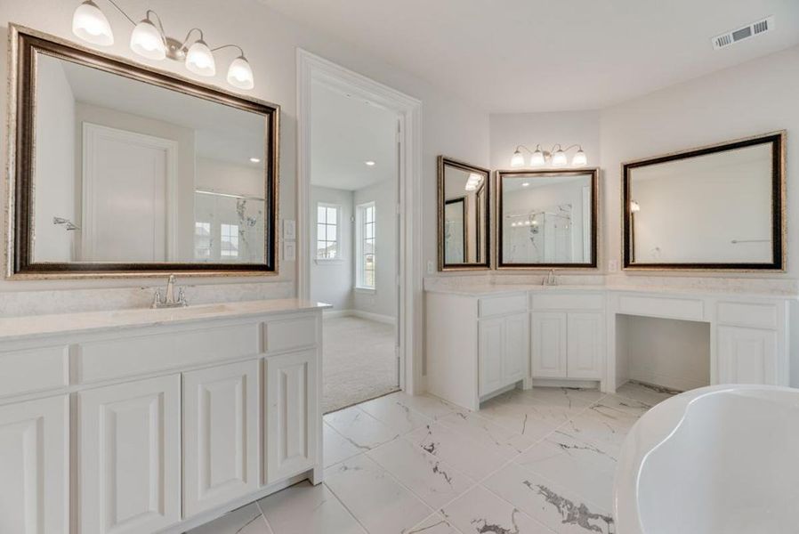 Furnished interior view inside a new home in Trails at Cottonwood Creek, Rowlett (Image 8).