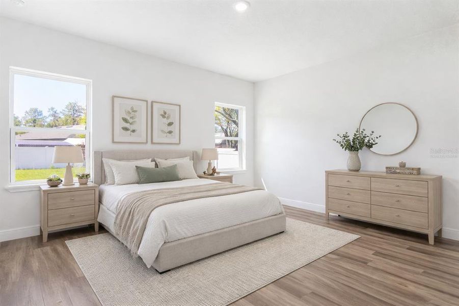 Furnished interior view inside a new home in , Ocala (Image 7).