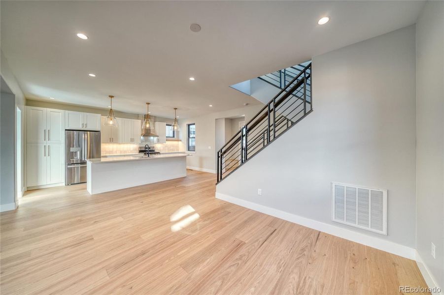 Kitchen and Custom Handrail