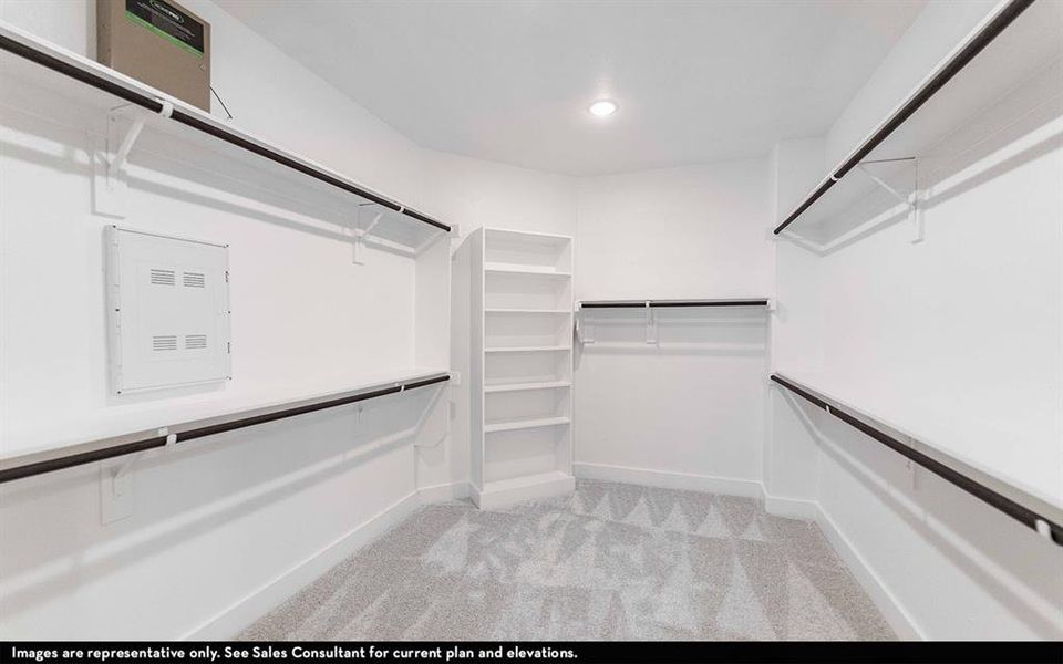 Furnished interior view inside a new home in Craig Ranch, McKinney (Image 2).