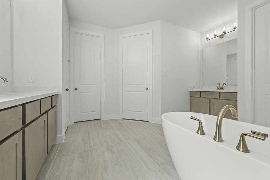Furnished interior view inside a new home in Jordan Ranch, Katy (Image 12).