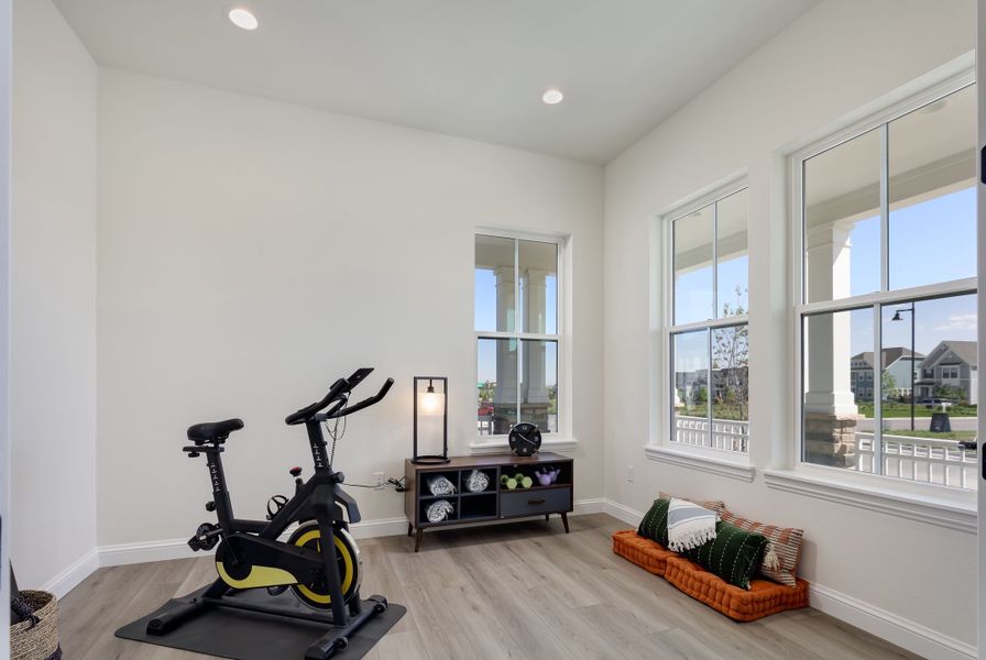 Furnished interior view inside a new home in Westerly, Erie (Image 37).