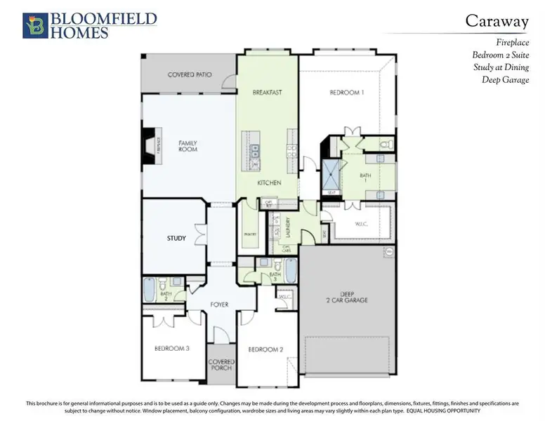 2D floor plan layout of this home in Parks at Panchasarp Farms, Burleson, TX (Image 2).
