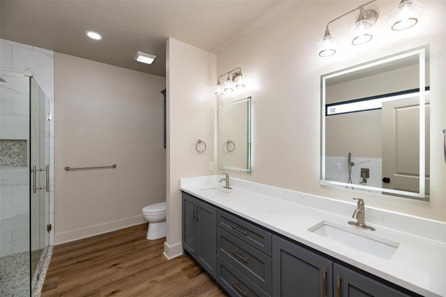 Furnished interior view inside a new home in , Emory (Image 9).