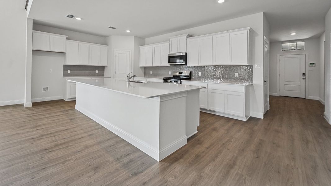 Furnished interior view inside a new home in Silverado, Aubrey (Image 3).