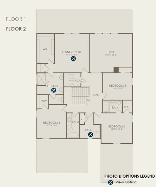 2D floor plan layout for the Serena 3-Car by Pulte Homes in Riversong, Parrish, FL (Image 4). 2D floor plan layout for the Serena 3-Car by Pulte Homes in Riversong, Parrish, FL (Image 4).