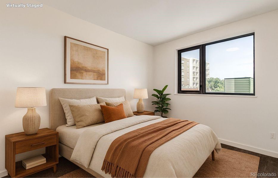 Furnished interior view inside a new home in , Denver (Image 10).