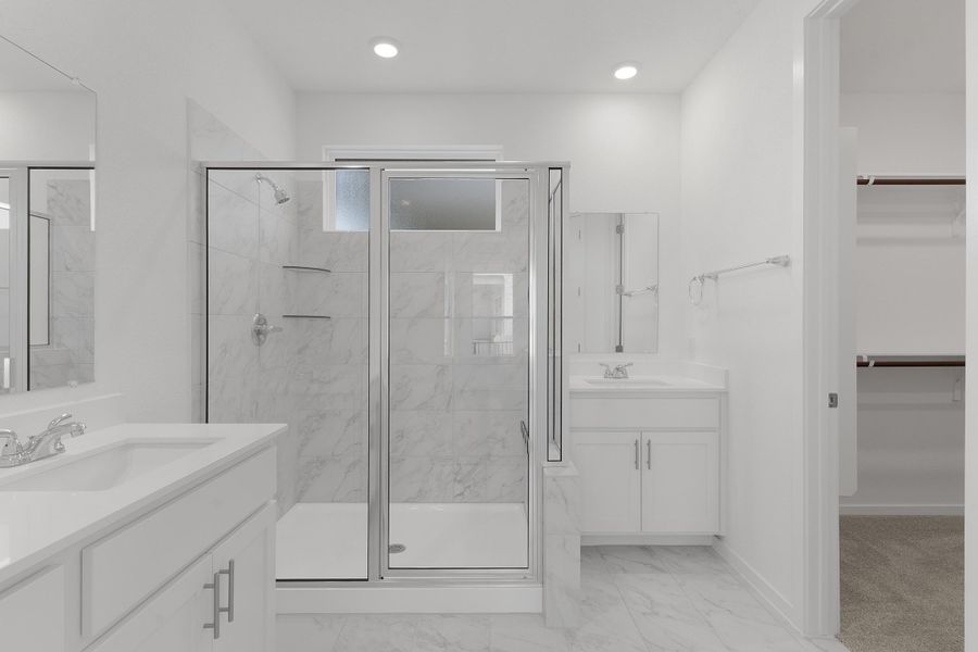 Representative furnished interior of a home built from the Annie by Chesmar Homes in Nolina, Georgetown (Image 5).