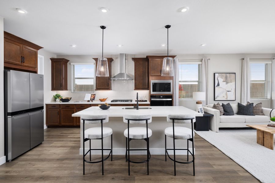 Furnished interior view inside a new home in Willows at Bella Vista Farms, San Tan Valley (Image 14). Furnished interior view inside a new home in Willows at Bella Vista Farms, San Tan Valley (Image 14).