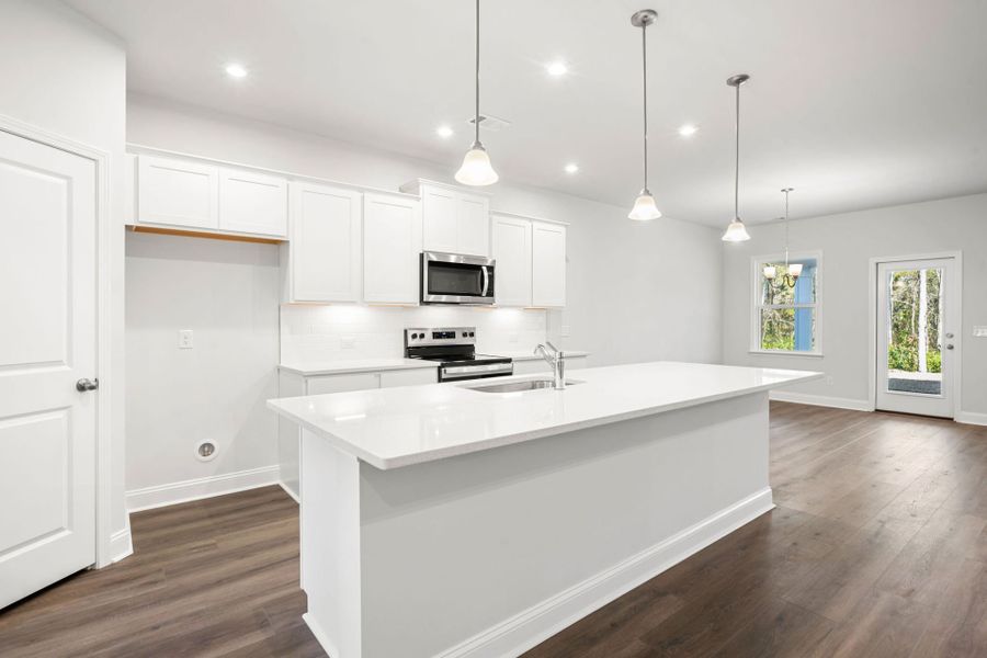 Furnished interior view inside a new home in Waterways, Richmond Hill (Image 5).