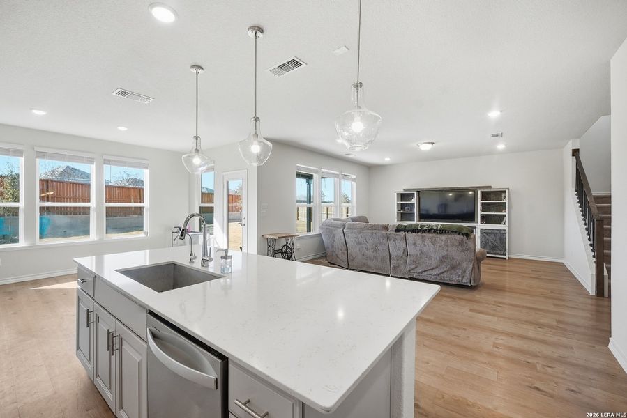 Furnished interior view inside a new home in Horizon Ridge, San Antonio (Image 10). Furnished interior view inside a new home in Horizon Ridge, San Antonio (Image 10).