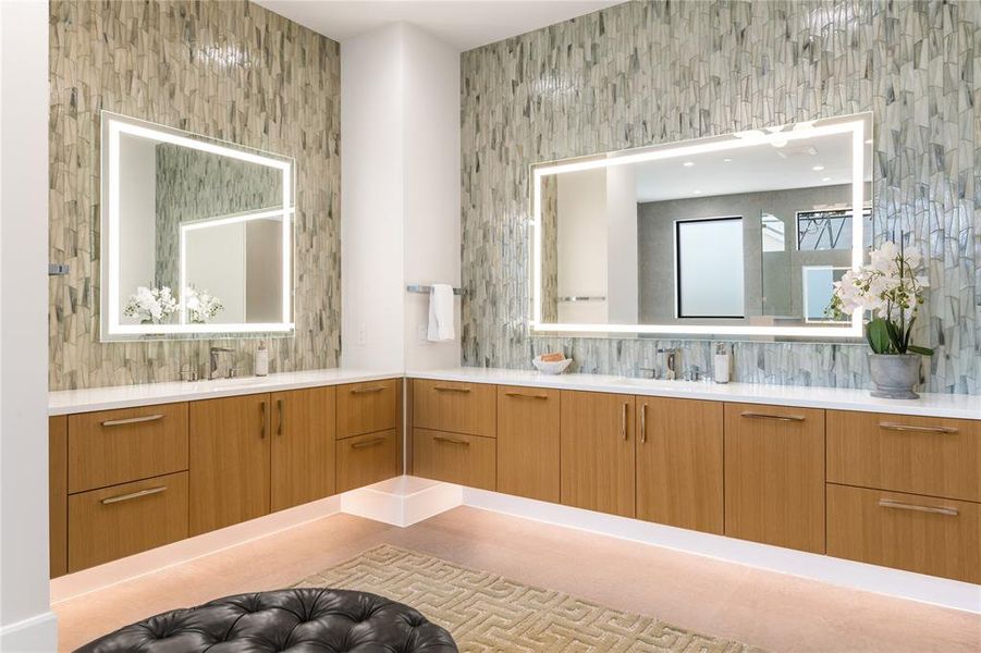 Furnished interior view inside a new home in , Dallas (Image 9). Furnished interior view inside a new home in , Dallas (Image 9).