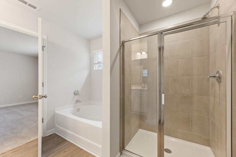 Furnished interior view inside a new home in Belleview Manor, Fairburn (Image 9).