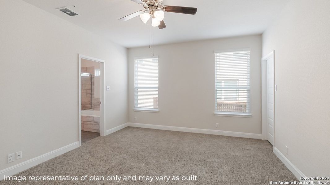 Spacious, unfurnished interior of a new home in Riverstone at Westpointe, San Antonio (Image 22).