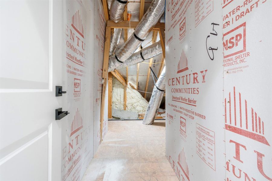 In-progress construction of a new home in , Baytown, TX (Image 45).