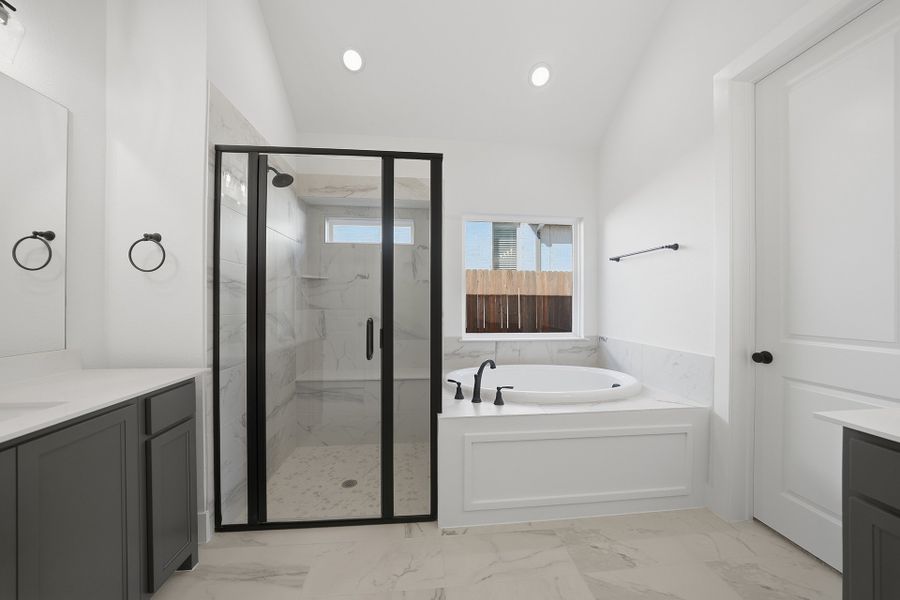 Furnished interior view inside a new home in Tavolo Park, Fort Worth (Image 11).