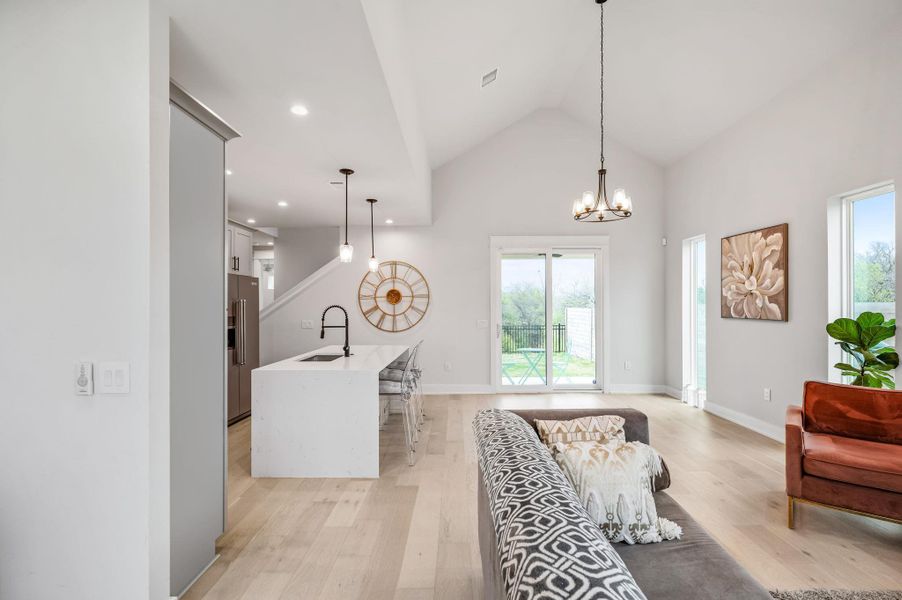 Furnished interior view inside a new home in , Austin (Image 7).