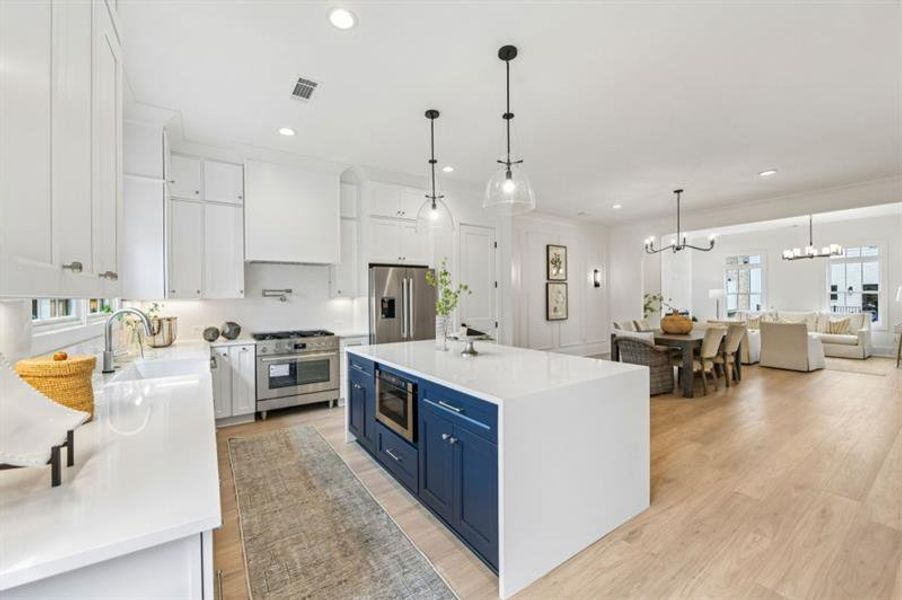 Furnished interior view inside a new home in Skyview On Broad, Sugar Hill (Image 32).
