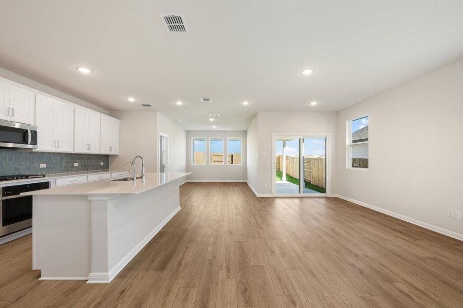 Furnished interior view inside a new home in Patterson Ranch, Georgetown (Image 6).
