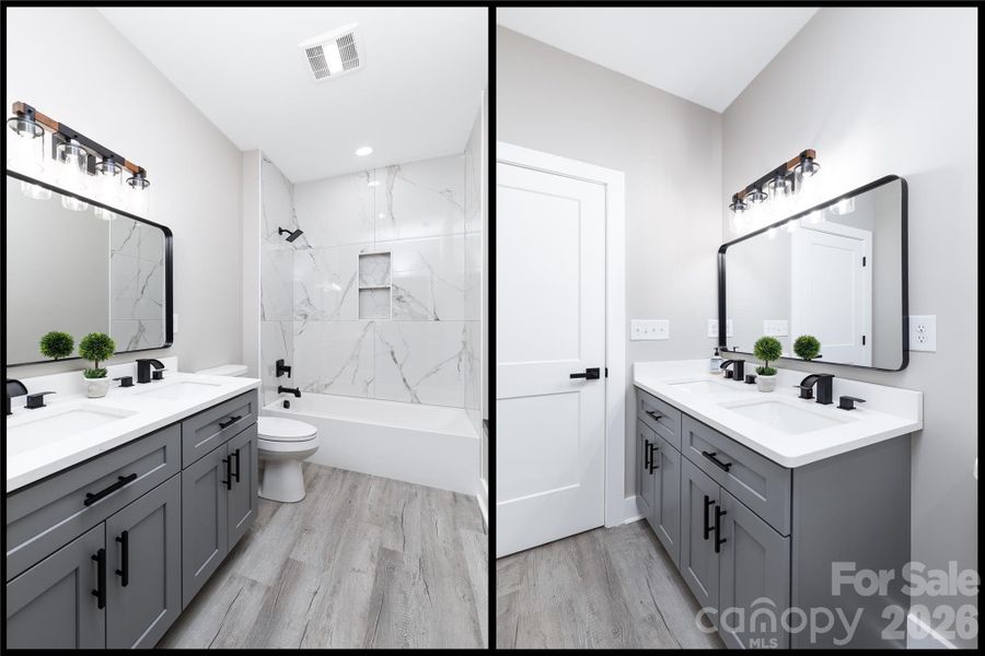 Furnished interior view inside a new home in , Hickory (Image 5). Furnished interior view inside a new home in , Hickory (Image 5).