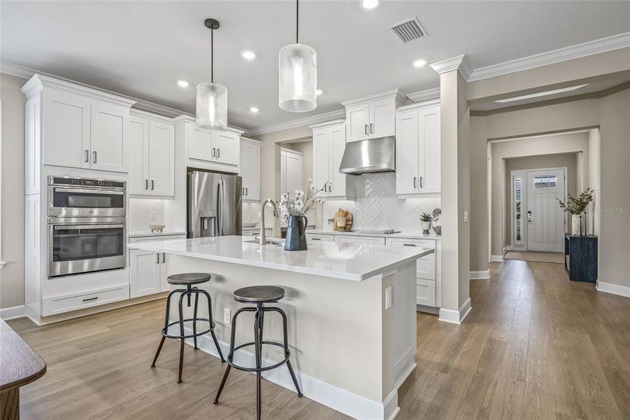 Furnished interior view inside a new home in Tiburon, Nokomis (Image 39).