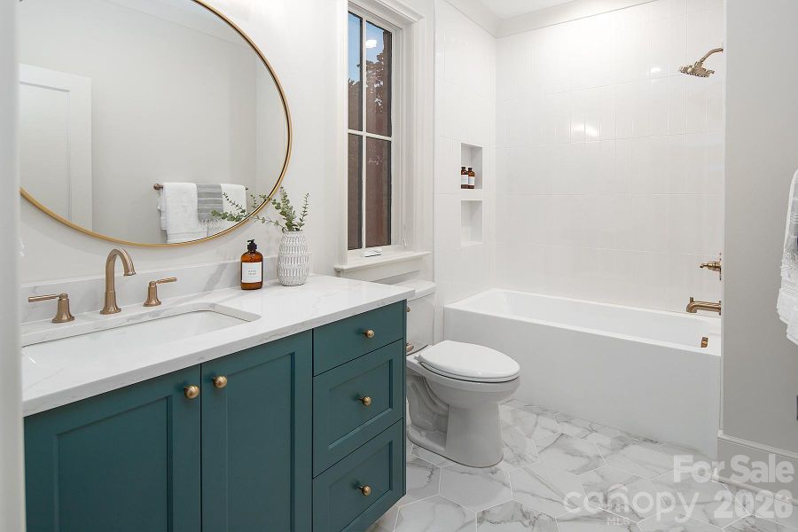 Furnished interior view inside a new home in , Charlotte (Image 35).