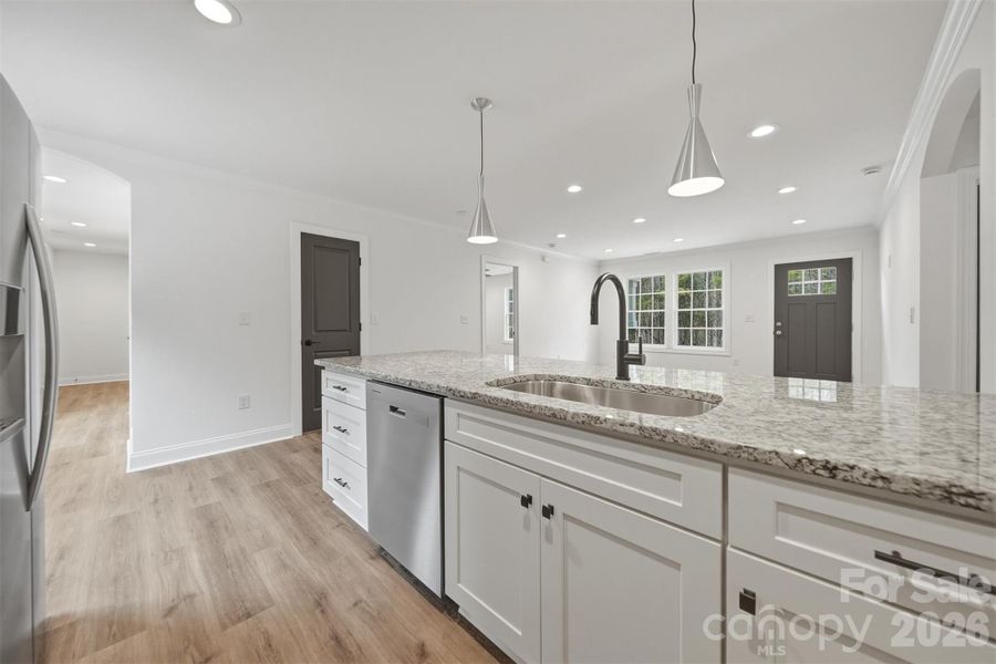 Furnished interior view inside a new home in , Hickory (Image 8).