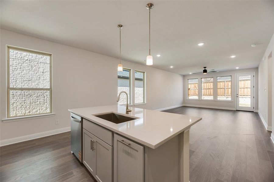 Furnished interior view inside a new home in Spiritas Ranch, Little Elm (Image 10).