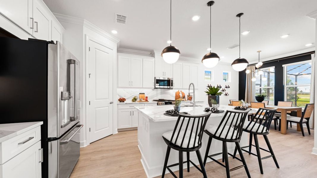 Representative furnished interior of a home built from the Monte by Taylor Morrison in Skye Ranch Community Group Page, Sarasota (Image 8).