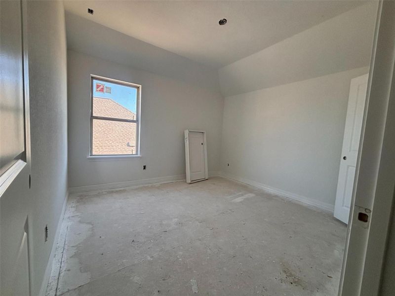 Actual progress of the home.