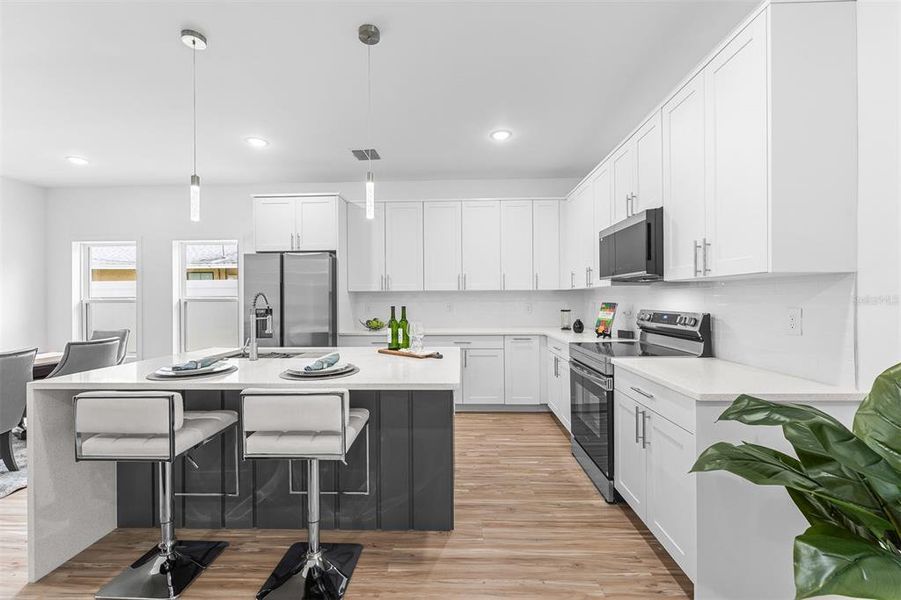 Furnished interior view inside a new home in , Orlando (Image 17). Furnished interior view inside a new home in , Orlando (Image 17).