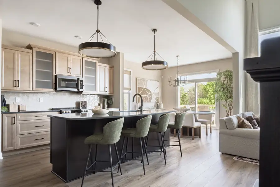 Representative furnished interior of a home built from the Blair by Fischer Homes in Leeland Farms, Fuquay Varina (Image 16).