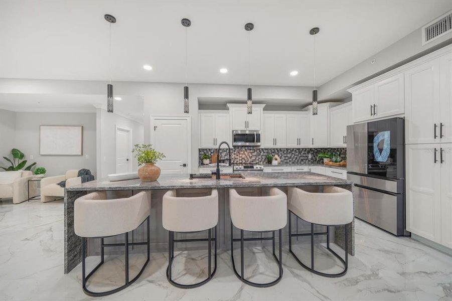 Furnished interior view inside a new home in , Clearwater (Image 32).