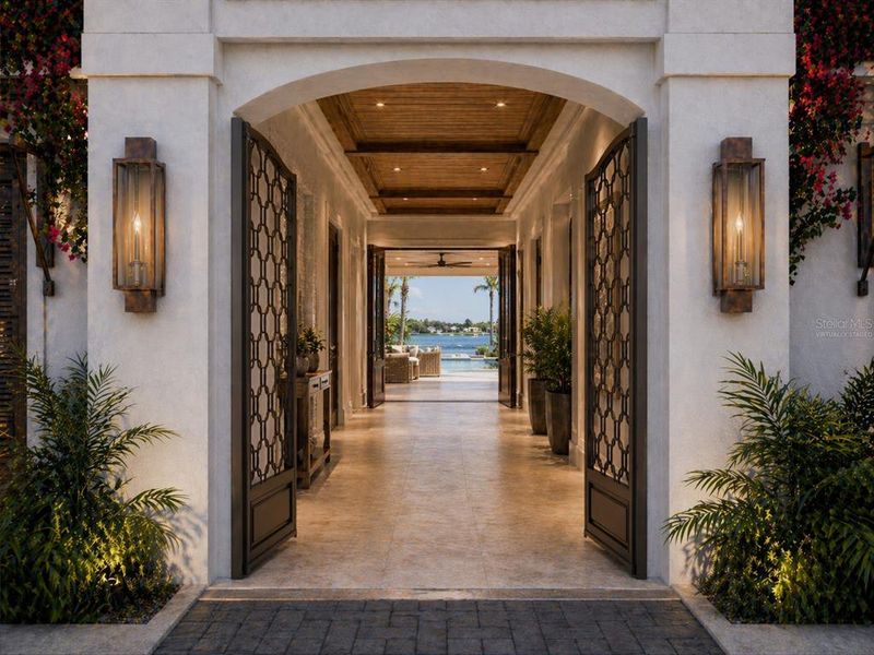 Exterior details and patio area of a home in , Treasure Island (Image 4).