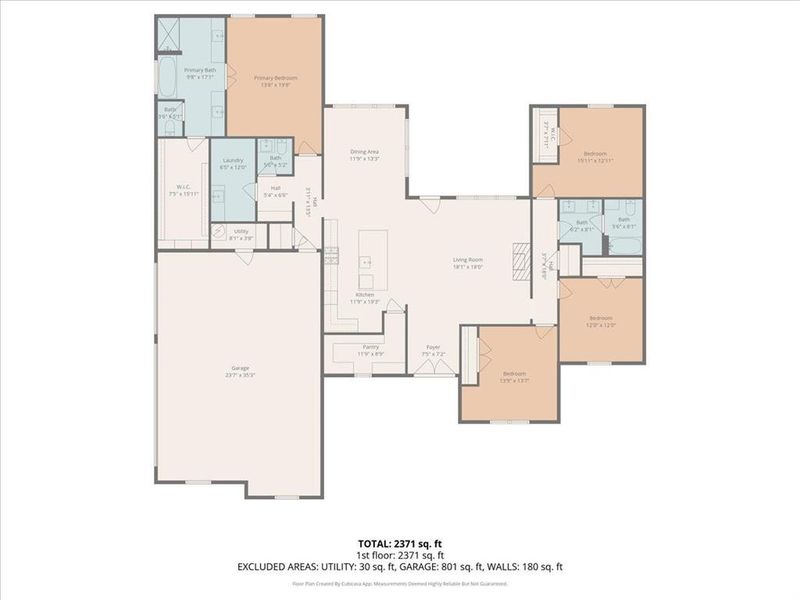 2D floor plan layout of this home in , Azle, TX (Image 5).