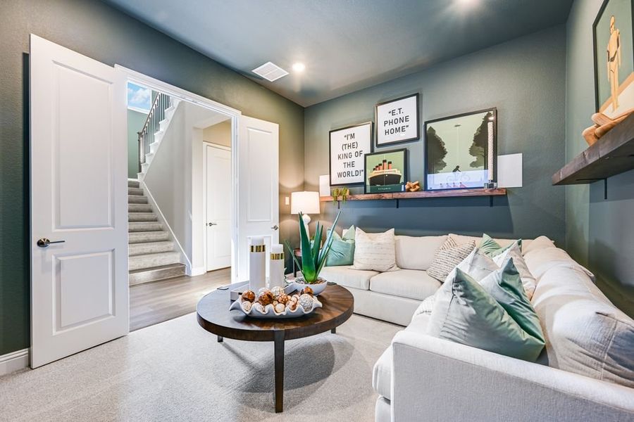 Furnished interior view inside a new home in South Oak, Lakewood Village (Image 14).