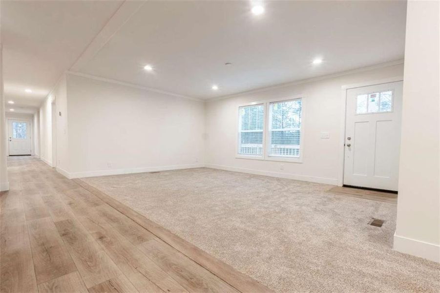 Spacious, unfurnished interior of a new home in , Ball Ground (Image 11). Spacious, unfurnished interior of a new home in , Ball Ground (Image 11).