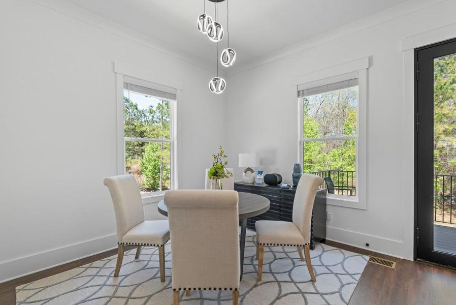 Furnished interior view inside a new home in , Stockbridge (Image 39).