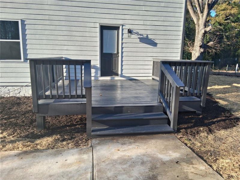 Exterior details and patio area of a home in , Toccoa (Image 20).
