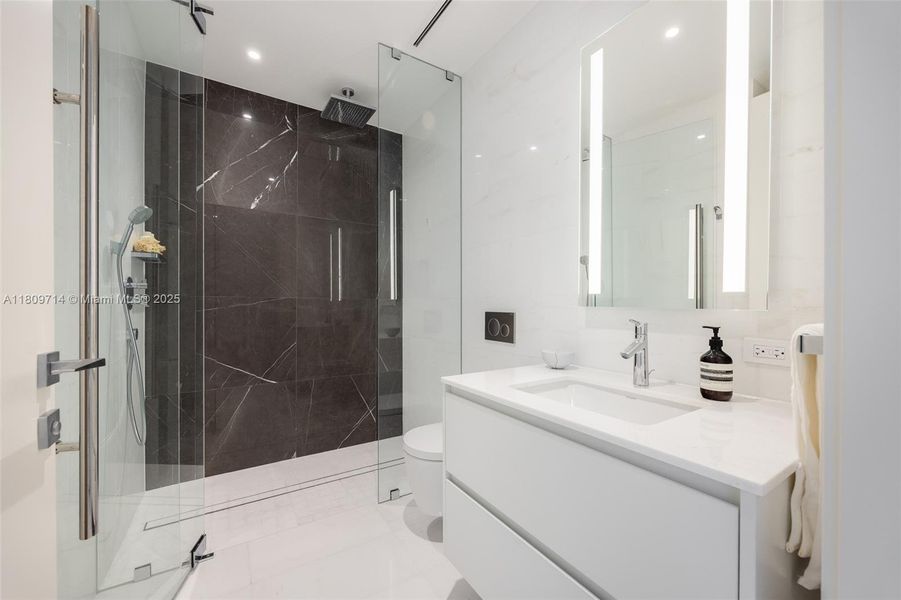 Furnished interior view inside a new home in Aston Martin Residences, Miami (Image 16).