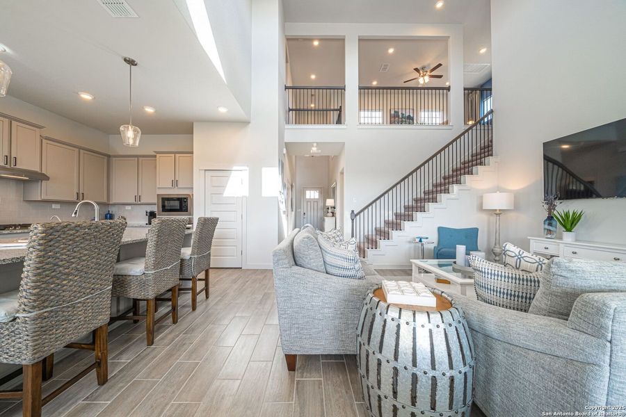 Furnished interior view inside a new home in Rhine Valley, Schertz (Image 10).