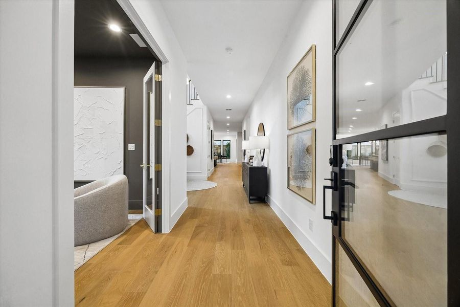 Furnished interior view inside a new home in , Houston (Image 10).