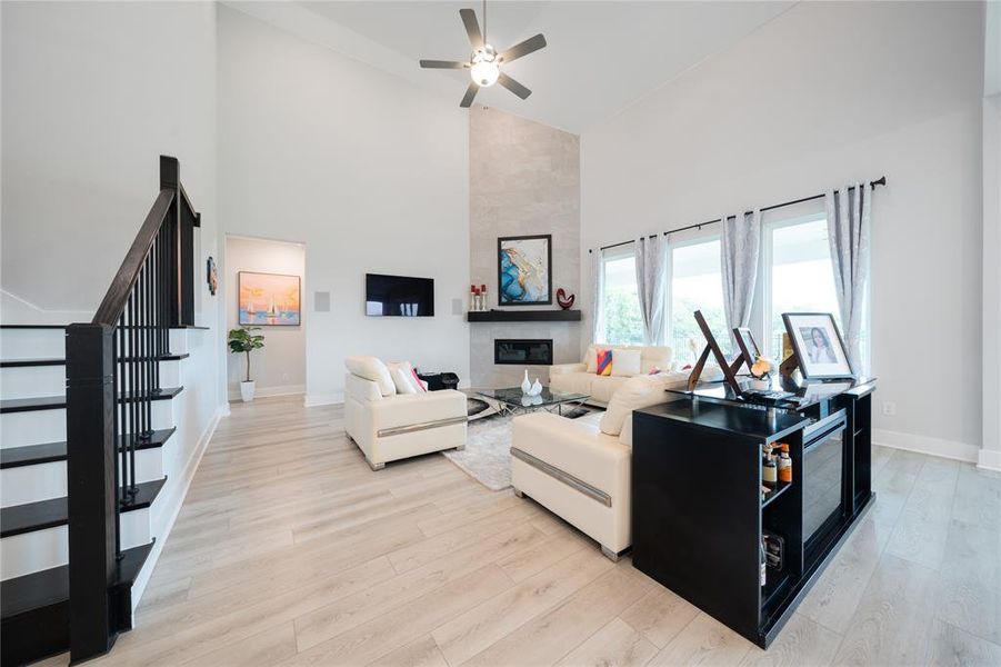 Furnished interior view inside a new home in , Little Elm (Image 29).