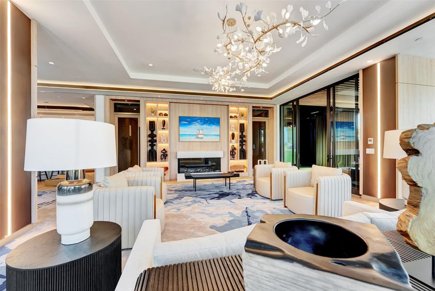 Furnished interior view inside a new home in , Fort Lauderdale (Image 18).