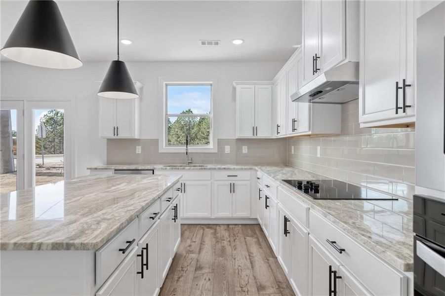 Furnished interior view inside a new home in , Buford (Image 8).