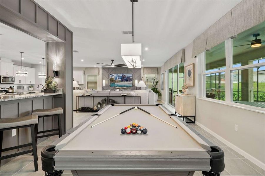 Furnished interior view inside a new home in , Kissimmee (Image 31).