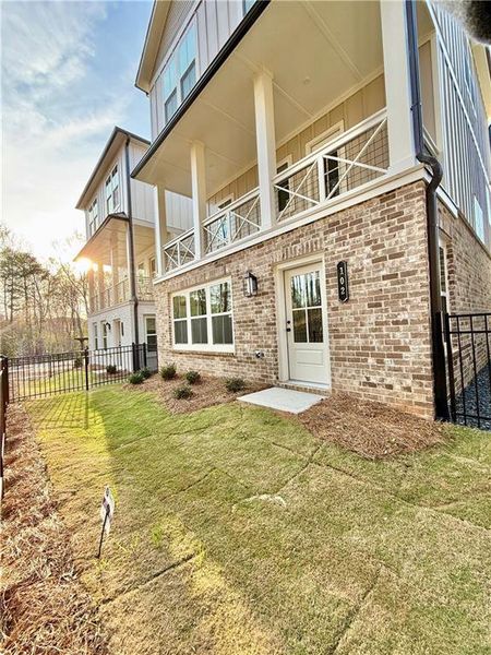 Exterior details and patio area of a home in , Alpharetta (Image 3).
